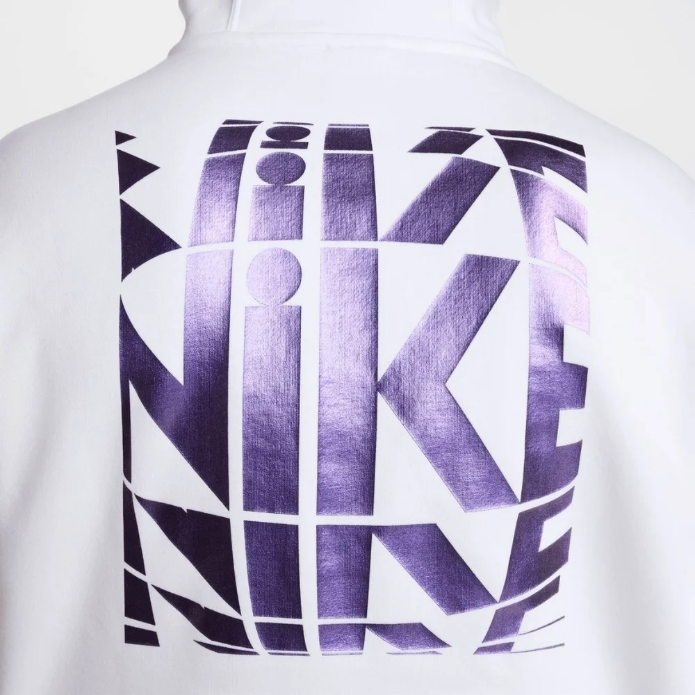 Nike White Just Do It Hoodie